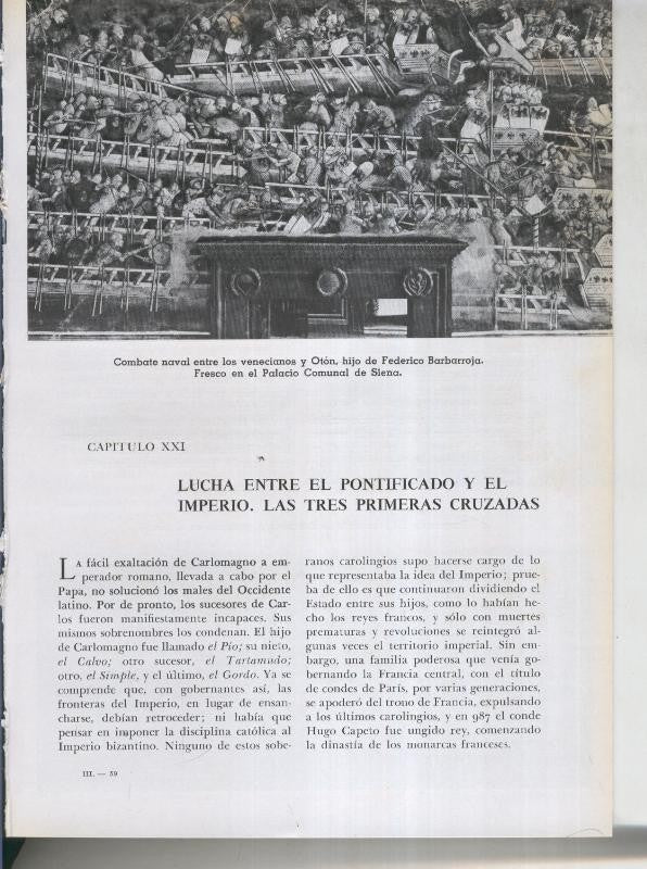 Historia del Mundo bloque 21: Lucha entre el pontificado y el imperio.