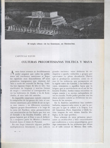 Historia del Mundo bloque 28: Culturas precortesianas tolteca y maya