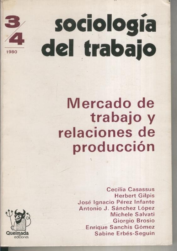 Sociologia del trabajo