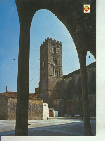 Postal 011455: Torre campanario de la iglesia de Castello de Ampurias,Gerona
