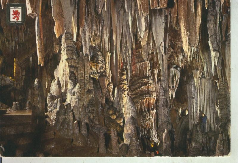 Postal 011502: Cuevas de Valporquero en leon