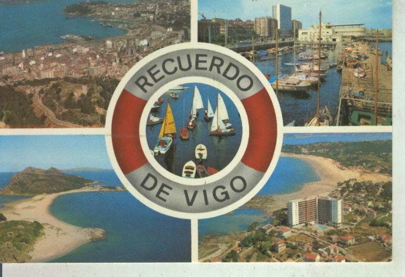Postal 011503: Vistas varias de Vigo