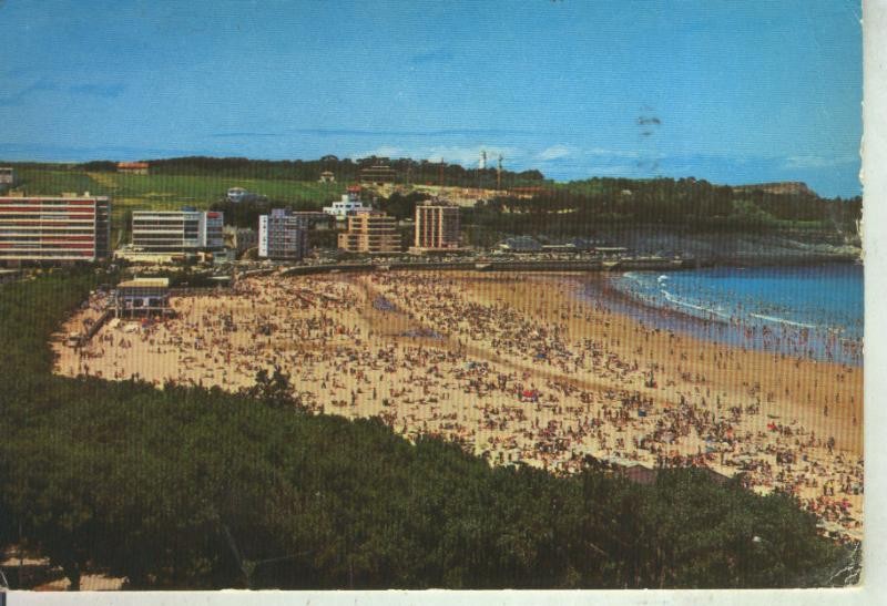 Postal 011505: Playa de Santander