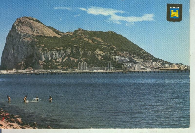 Postal 011506: Peñon de Gibraltar y La Linea
