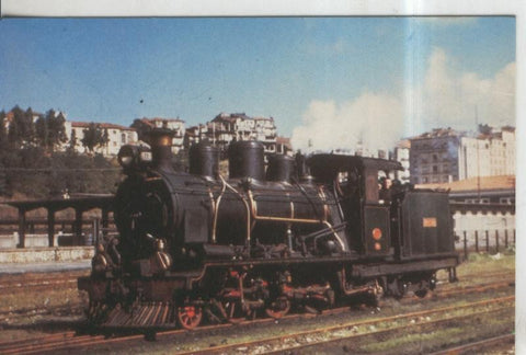 Postal 011528: FC del Cantabrico, locomotora vapor 1-3-0 numero 22, Escudo