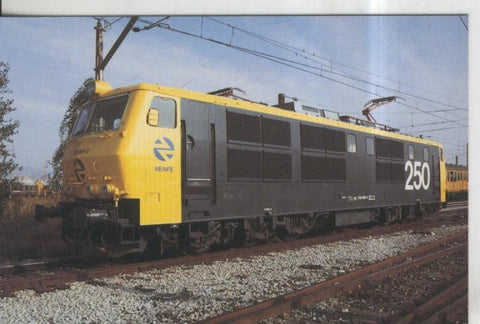 Postal 011533: Locomotora electrica 250-601-2 Taxu (Ex Estrella)