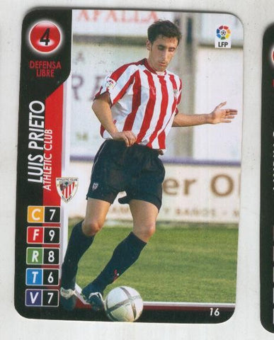 Derby Total 2004-2005: Atletic Club numero 04: Luis Prieto