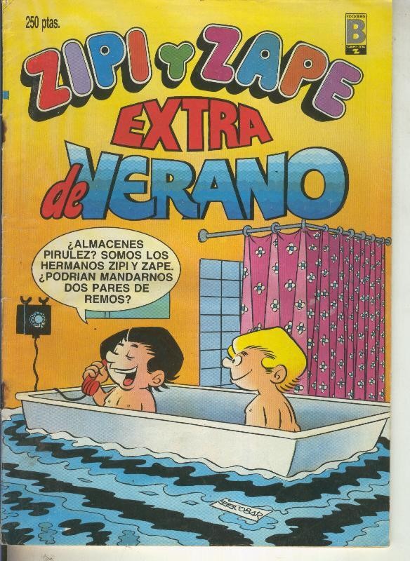 Zipi y Zape extra Verano 1987: Robin Robot: Mala hierba (Sanchis, 4 paginas)