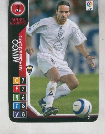 Derby Total 2004-2005: Albacete balompie numero 03: Mingo