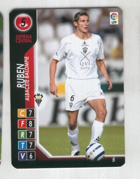 Derby Total 2004-2005: Albacete balompie numero 05: Ruben