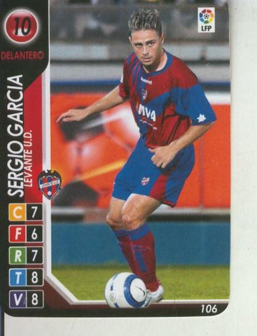 Derby Total 2004-2005: Levante U.D. numero 10: Sergio Garcia