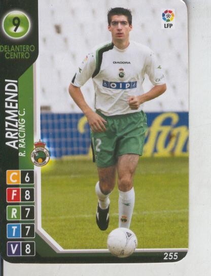 Derby Total 2004-2005: R.Racing C. numero 09: Arizmendi