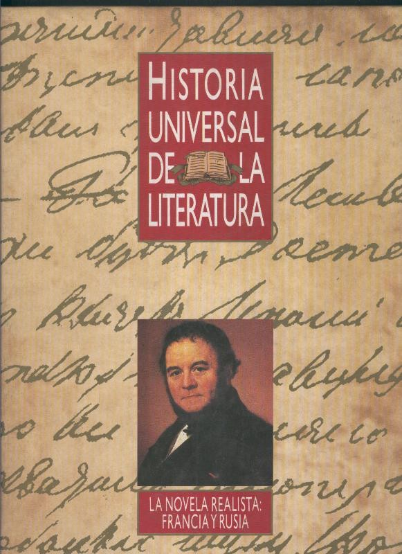 Historia Universal de la Literatura volumen 13: La novela realista: Francia y Rusia