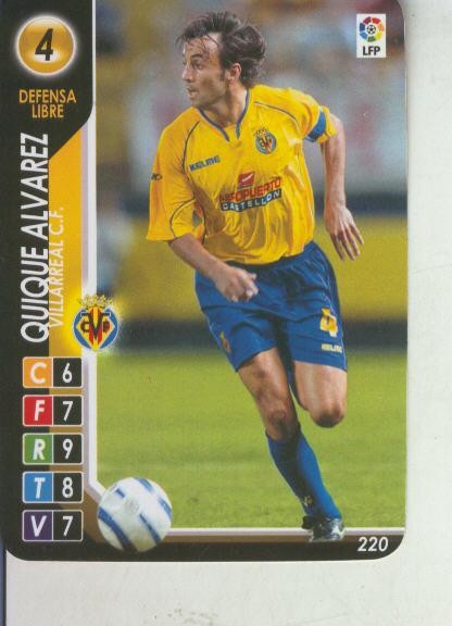 Derby Total 2004-2005: Villarreal C.F. numero 04: Quique Alvarez