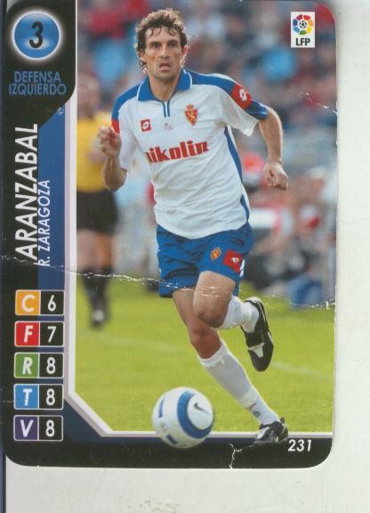 Derby Total 2004-2005: R.Zaragoza numero 03: Aranzabal