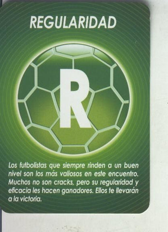 Derby Total 2004-2005: Carta de Inicio: Regularidad - R - 