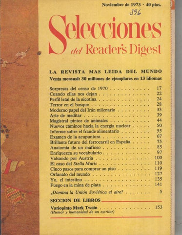 Selecciones del Readers Digest numero 396