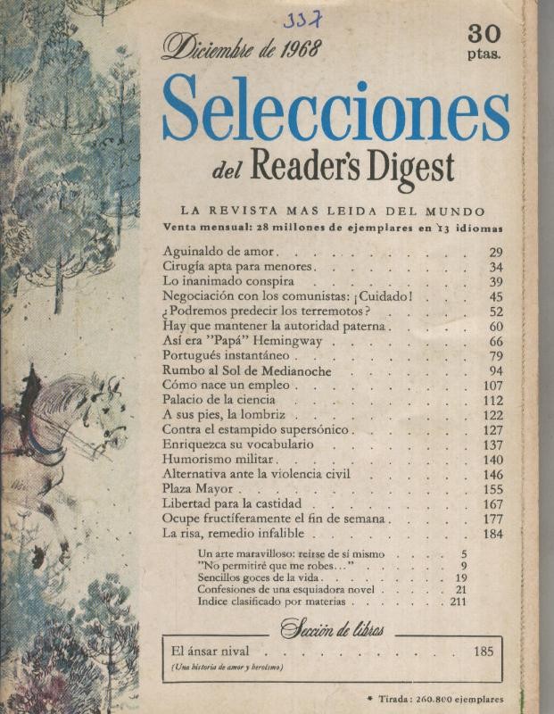 Selecciones del Readers Digest numero 337