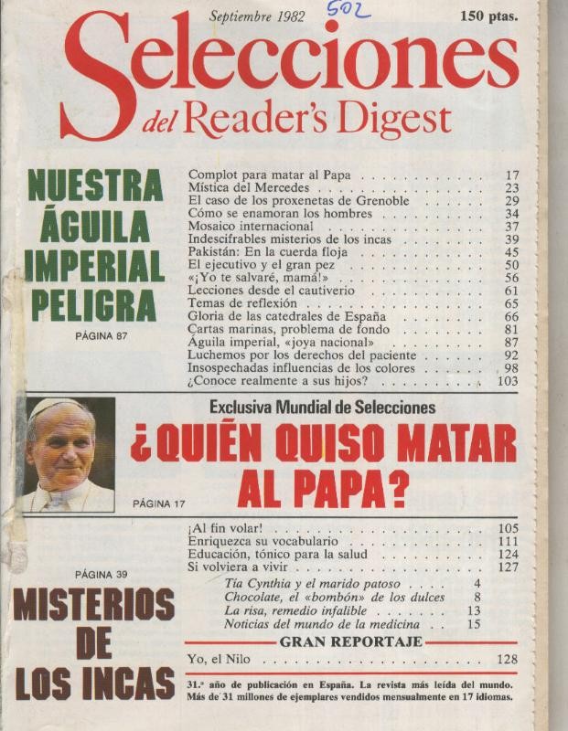 Selecciones del Readers Digest numero 502
