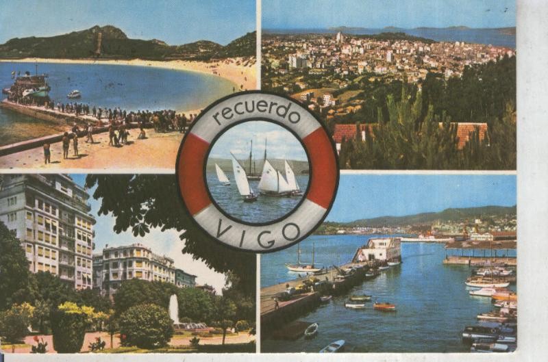 Postal 011547: Vistas varias de Vigo