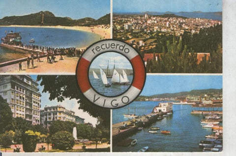 Postal 011547: Vistas varias de Vigo