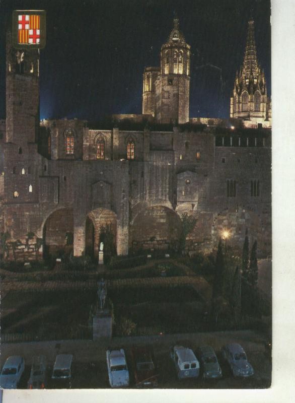 Postal 011584: Plaza Berenguer el Grande en el barrio gotico de Barcelona