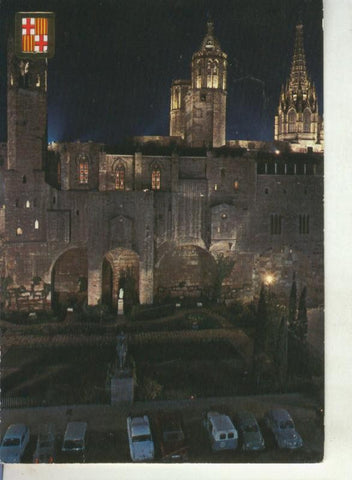 Postal 011584: Plaza Berenguer el Grande en el barrio gotico de Barcelona