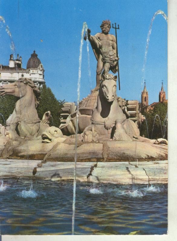 Postal 0115890: Fuente de Neptuno en Madrid