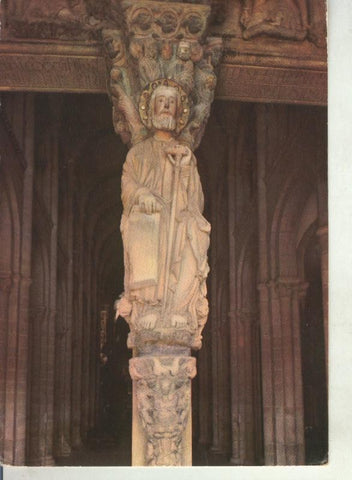 Postal 011597: Apostol Santiago en el portico de la gloria de la catedral de santiago
