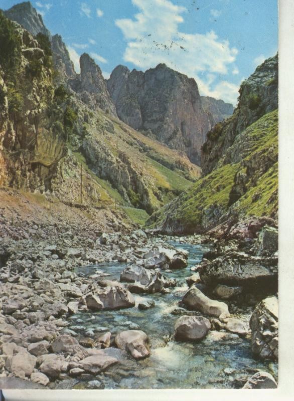 Postal 011603: Ruta desfiladero del Cares en la region de Camarmeña
