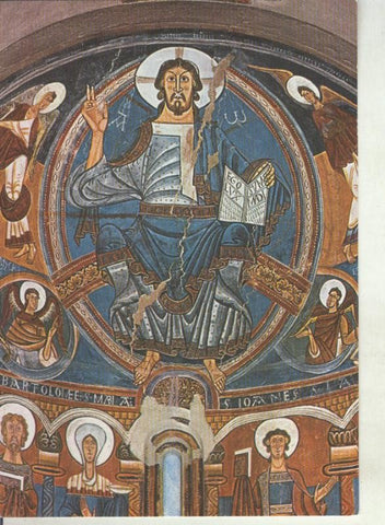Postal 011633: Abside, detalle,  Mestre de Sant Climent de Taull