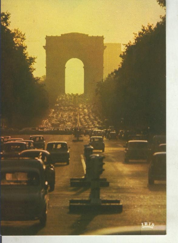 Postal 011638: Arco de Triunfo y Campos Eliseos de Paris