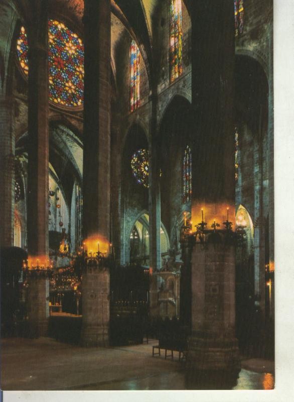 Postal 011646: Interior catedral de Palma de Mallorca