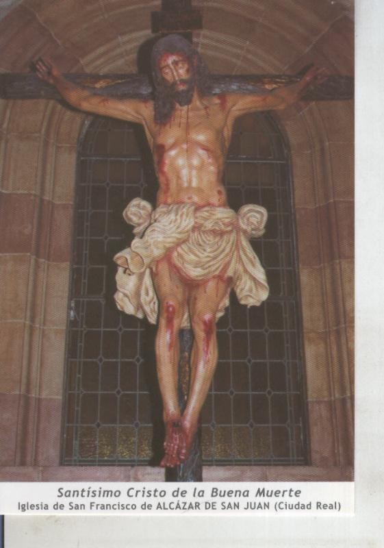 Postal 011657: Santisimo Cristo de la Buena Muerte, Alcazar San Juan,C.Real