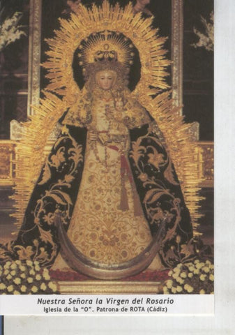 Postal 011667: Virgen Ntra Sra del Rosario, patrona de Rota, Cadiz 