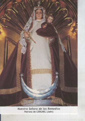 Postal 011671: Virgen Ntra Sra de los Remedios, patrona de Carchel, Jaen
