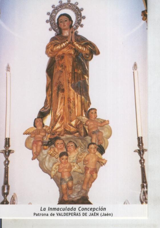 Postal 011673: Virgen Ntra Sra La Inmaculada Concepcion, patrona de Valdepeñas de Jaren