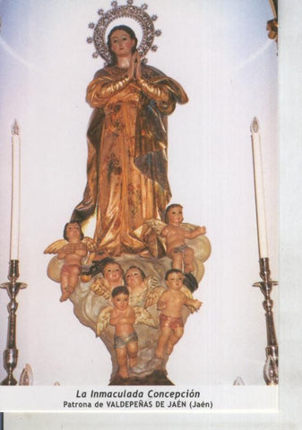 Postal 011673: Virgen Ntra Sra La Inmaculada Concepcion, patrona de Valdepeñas de Jaren