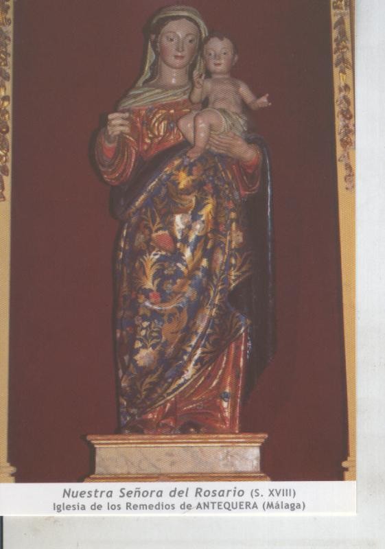 Postal 011677: Virgen Ntra Sra del Rosario, Antequera, Malaga