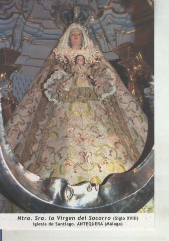 Postal 011683: Virgen Ntra Sra del Socorro, Antequera, Malaga