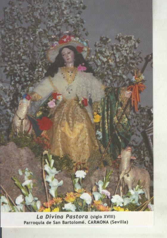 Postal 011699: Virgen Ntra Sra la Divina Pastora, Carmona,  Sevilla