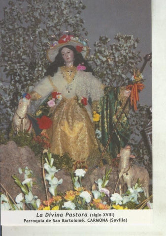 Postal 011699: Virgen Ntra Sra la Divina Pastora, Carmona,  Sevilla