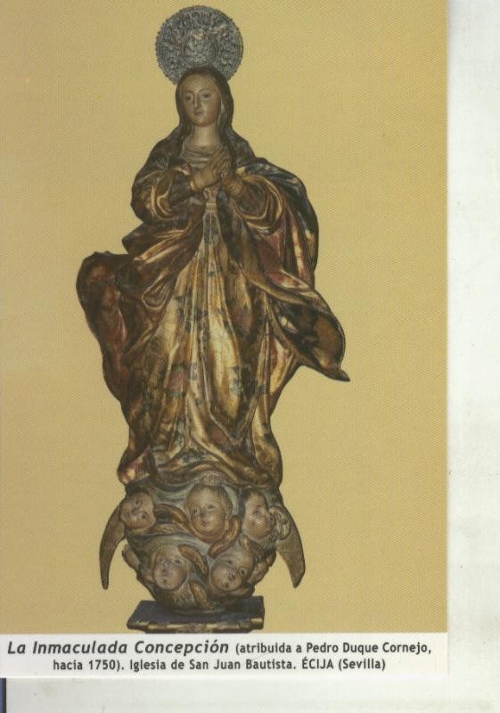 Postal 011702: Virgen Ntra Sra la Inmaculada Concepcion, Ecija,  Sevilla