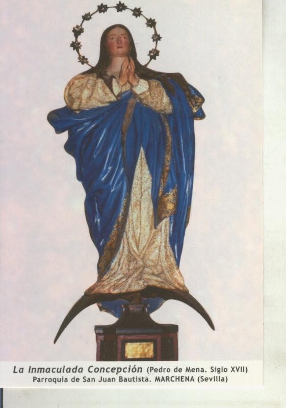 Postal 011703: Virgen Ntra Sra la Inmaculada Concepcion, Marchena,  Sevilla
