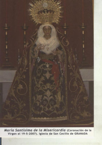 Postal 011712: Virgen Ntra Sra Santisima de la Misericordia, iglesia San Cecilio en Granada