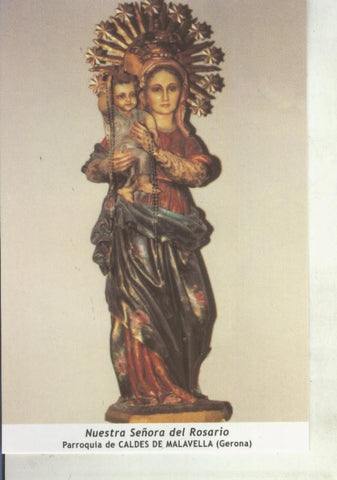 Postal 011713: Virgen Ntra Sra del Rosario, Caldes de Malavella, Gerona