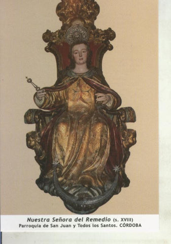 Postal 011715: Virgen Ntra Sra del Remedio, parroquia de San Juan, Cordoba