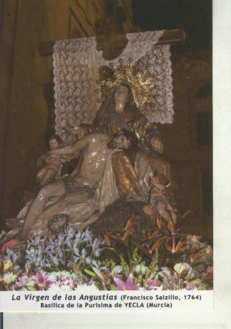 Postal 011720: Virgen Ntra Sra de las Angustias, Yecla, Murcia