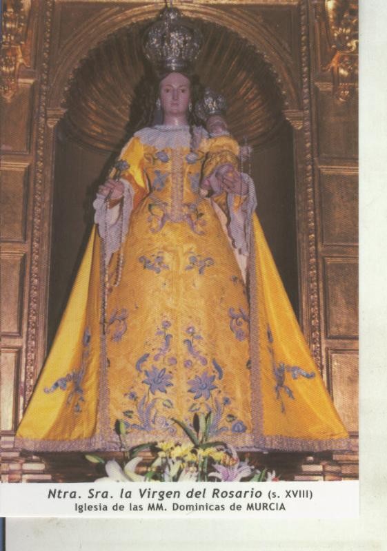 Postal 011726: Virgen Ntra Sra del Rosario, iglesia dominicas de Murcia