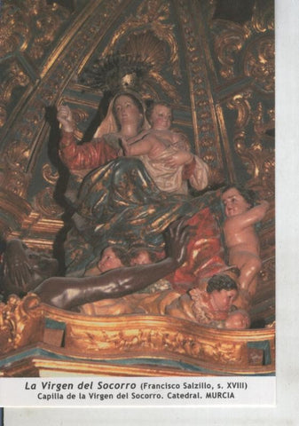 Postal 011751: Virgen Ntra Sra del Socorro, catedral de Murcia